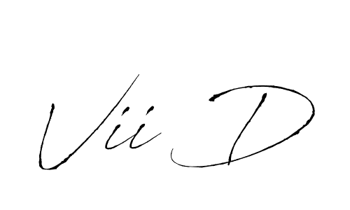 You should practise on your own different ways (Antro_Vectra) to write your name (Vii D) in signature. don't let someone else do it for you. Vii D signature style 6 images and pictures png