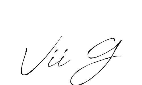 It looks lik you need a new signature style for name Vii G. Design unique handwritten (Antro_Vectra) signature with our free signature maker in just a few clicks. Vii G signature style 6 images and pictures png