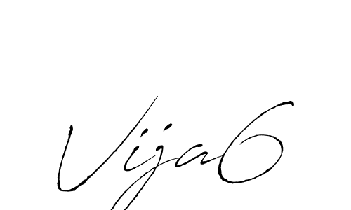 Vija6 stylish signature style. Best Handwritten Sign (Antro_Vectra) for my name. Handwritten Signature Collection Ideas for my name Vija6. Vija6 signature style 6 images and pictures png
