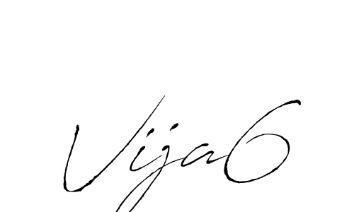 How to Draw Vija6 signature style? Antro_Vectra is a latest design signature styles for name Vija6. Vija6 signature style 6 images and pictures png