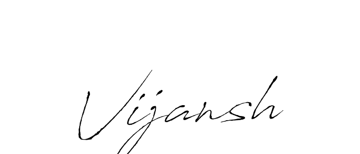 You should practise on your own different ways (Antro_Vectra) to write your name (Vijansh) in signature. don't let someone else do it for you. Vijansh signature style 6 images and pictures png