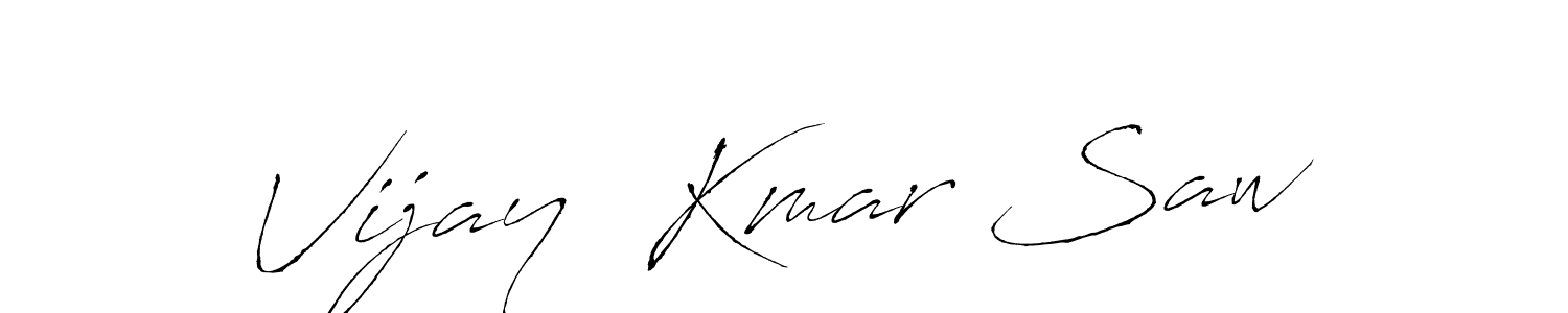 It looks lik you need a new signature style for name Vijay  Kmar Saw. Design unique handwritten (Antro_Vectra) signature with our free signature maker in just a few clicks. Vijay  Kmar Saw signature style 6 images and pictures png