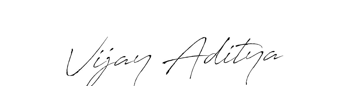 Antro_Vectra is a professional signature style that is perfect for those who want to add a touch of class to their signature. It is also a great choice for those who want to make their signature more unique. Get Vijay Aditya name to fancy signature for free. Vijay Aditya signature style 6 images and pictures png