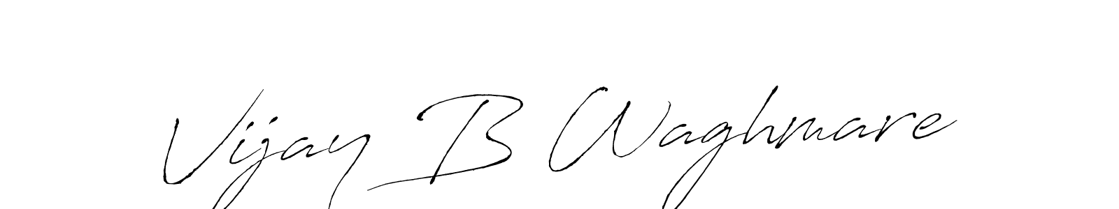 Make a beautiful signature design for name Vijay B Waghmare. With this signature (Antro_Vectra) style, you can create a handwritten signature for free. Vijay B Waghmare signature style 6 images and pictures png