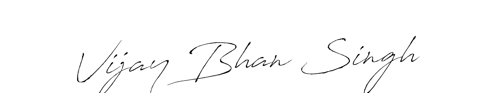Vijay Bhan Singh stylish signature style. Best Handwritten Sign (Antro_Vectra) for my name. Handwritten Signature Collection Ideas for my name Vijay Bhan Singh. Vijay Bhan Singh signature style 6 images and pictures png