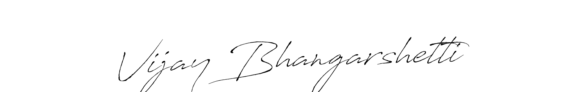 Use a signature maker to create a handwritten signature online. With this signature software, you can design (Antro_Vectra) your own signature for name Vijay Bhangarshetti. Vijay Bhangarshetti signature style 6 images and pictures png