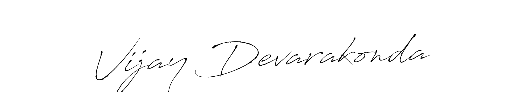 Create a beautiful signature design for name Vijay Devarakonda. With this signature (Antro_Vectra) fonts, you can make a handwritten signature for free. Vijay Devarakonda signature style 6 images and pictures png