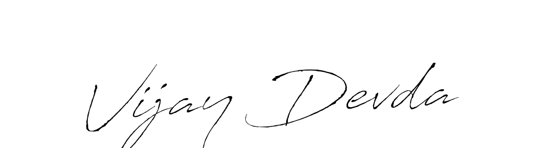 The best way (Antro_Vectra) to make a short signature is to pick only two or three words in your name. The name Vijay Devda include a total of six letters. For converting this name. Vijay Devda signature style 6 images and pictures png