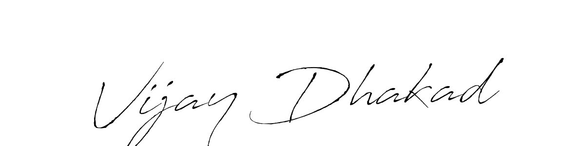 How to make Vijay Dhakad signature? Antro_Vectra is a professional autograph style. Create handwritten signature for Vijay Dhakad name. Vijay Dhakad signature style 6 images and pictures png