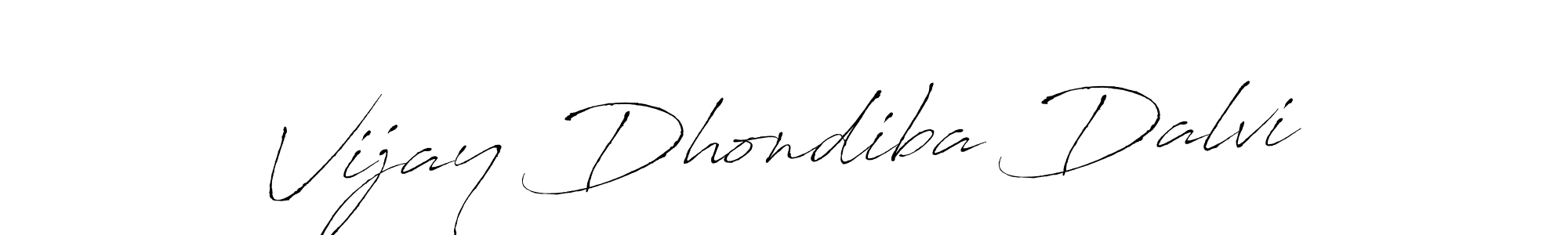 Make a beautiful signature design for name Vijay Dhondiba Dalvi. With this signature (Antro_Vectra) style, you can create a handwritten signature for free. Vijay Dhondiba Dalvi signature style 6 images and pictures png