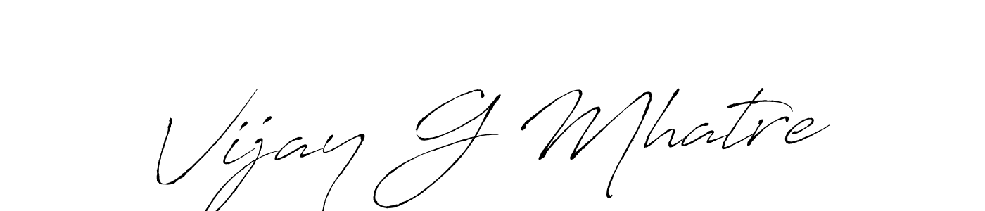 How to Draw Vijay G Mhatre signature style? Antro_Vectra is a latest design signature styles for name Vijay G Mhatre. Vijay G Mhatre signature style 6 images and pictures png