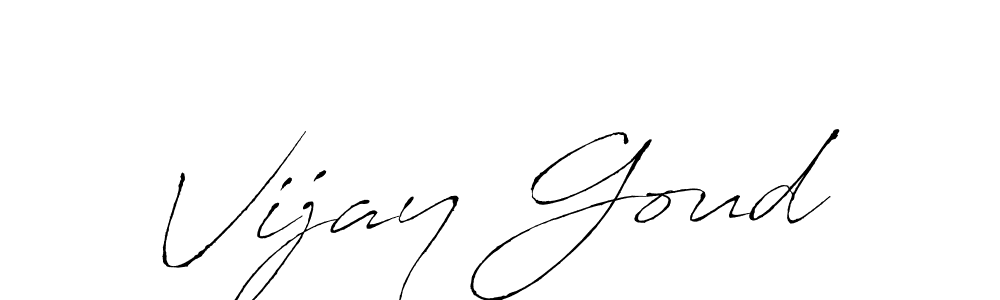 Antro_Vectra is a professional signature style that is perfect for those who want to add a touch of class to their signature. It is also a great choice for those who want to make their signature more unique. Get Vijay Goud name to fancy signature for free. Vijay Goud signature style 6 images and pictures png