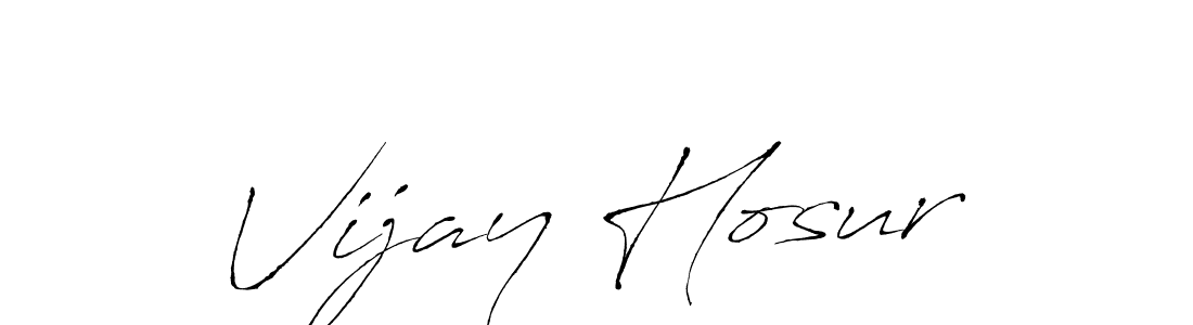 Use a signature maker to create a handwritten signature online. With this signature software, you can design (Antro_Vectra) your own signature for name Vijay Hosur. Vijay Hosur signature style 6 images and pictures png