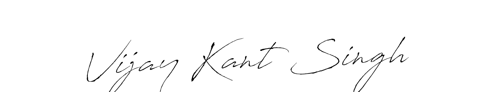 How to make Vijay Kant Singh signature? Antro_Vectra is a professional autograph style. Create handwritten signature for Vijay Kant Singh name. Vijay Kant Singh signature style 6 images and pictures png