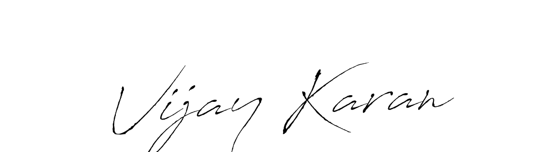 You should practise on your own different ways (Antro_Vectra) to write your name (Vijay Karan) in signature. don't let someone else do it for you. Vijay Karan signature style 6 images and pictures png