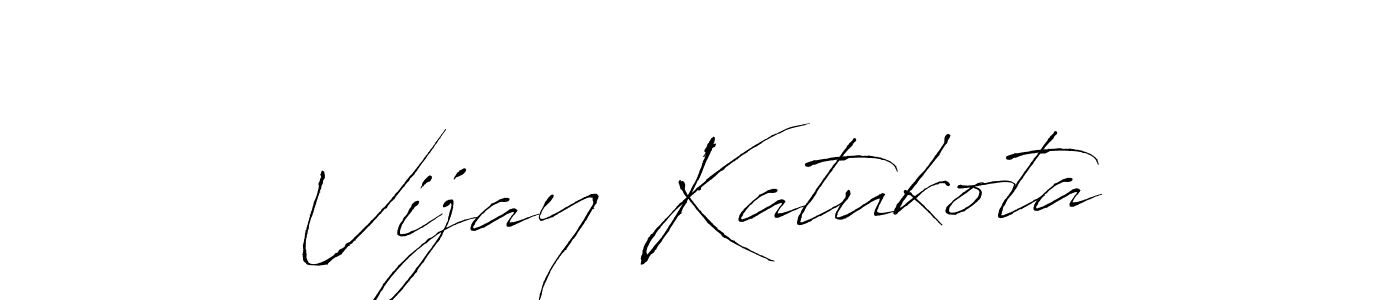 Antro_Vectra is a professional signature style that is perfect for those who want to add a touch of class to their signature. It is also a great choice for those who want to make their signature more unique. Get Vijay Katukota name to fancy signature for free. Vijay Katukota signature style 6 images and pictures png