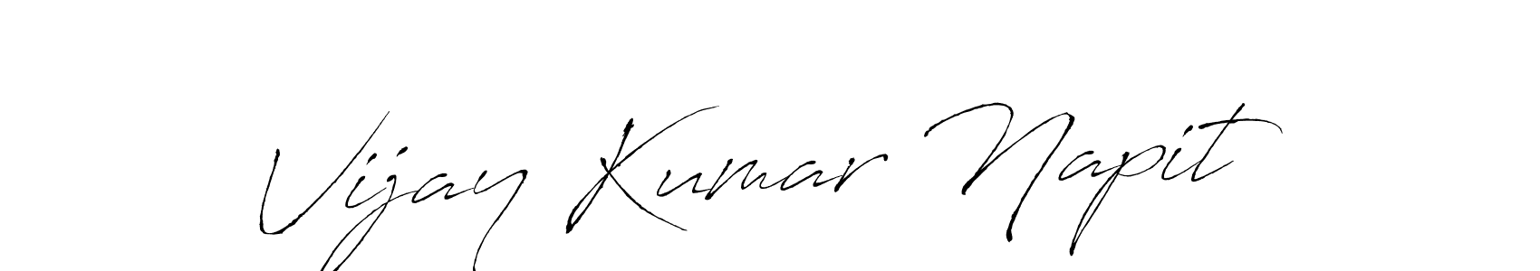 Make a beautiful signature design for name Vijay Kumar Napit. Use this online signature maker to create a handwritten signature for free. Vijay Kumar Napit signature style 6 images and pictures png