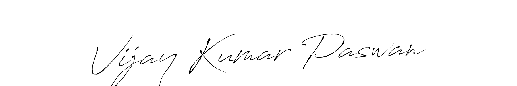 Use a signature maker to create a handwritten signature online. With this signature software, you can design (Antro_Vectra) your own signature for name Vijay Kumar Paswan. Vijay Kumar Paswan signature style 6 images and pictures png