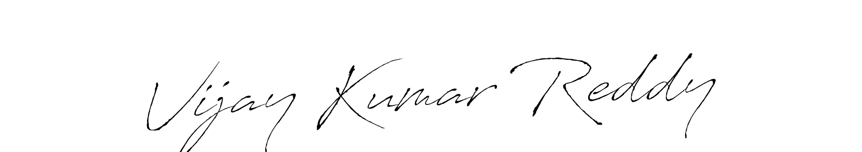 How to make Vijay Kumar Reddy signature? Antro_Vectra is a professional autograph style. Create handwritten signature for Vijay Kumar Reddy name. Vijay Kumar Reddy signature style 6 images and pictures png