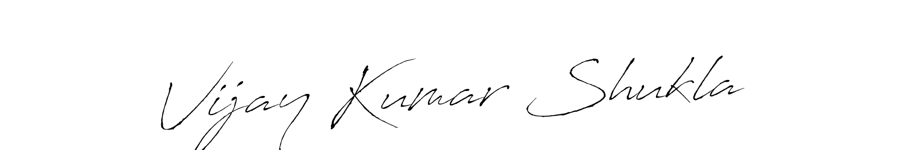 Create a beautiful signature design for name Vijay Kumar Shukla. With this signature (Antro_Vectra) fonts, you can make a handwritten signature for free. Vijay Kumar Shukla signature style 6 images and pictures png