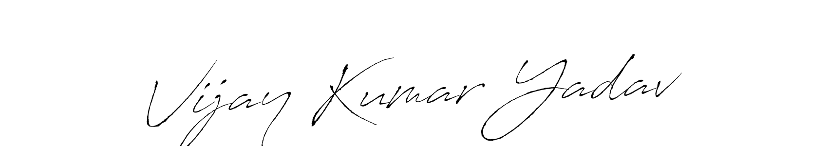 You should practise on your own different ways (Antro_Vectra) to write your name (Vijay Kumar Yadav) in signature. don't let someone else do it for you. Vijay Kumar Yadav signature style 6 images and pictures png