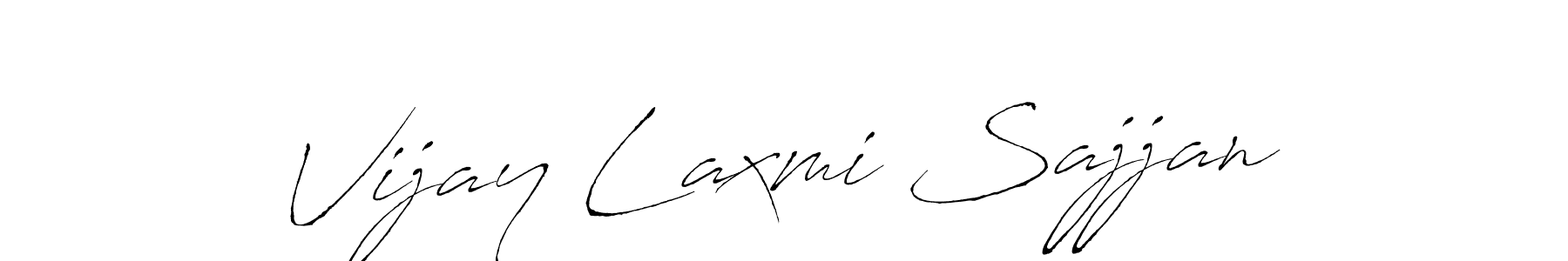 Also You can easily find your signature by using the search form. We will create Vijay Laxmi Sajjan name handwritten signature images for you free of cost using Antro_Vectra sign style. Vijay Laxmi Sajjan signature style 6 images and pictures png