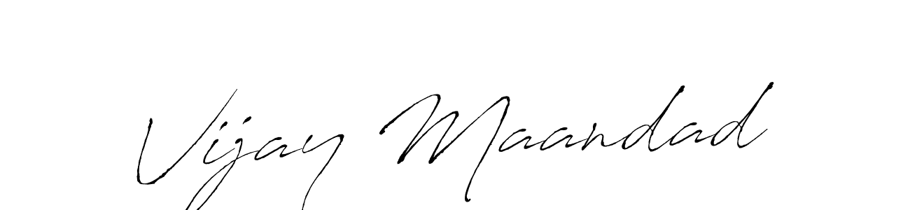 Also we have Vijay Maandad name is the best signature style. Create professional handwritten signature collection using Antro_Vectra autograph style. Vijay Maandad signature style 6 images and pictures png