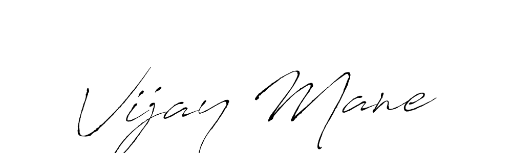 How to make Vijay Mane name signature. Use Antro_Vectra style for creating short signs online. This is the latest handwritten sign. Vijay Mane signature style 6 images and pictures png