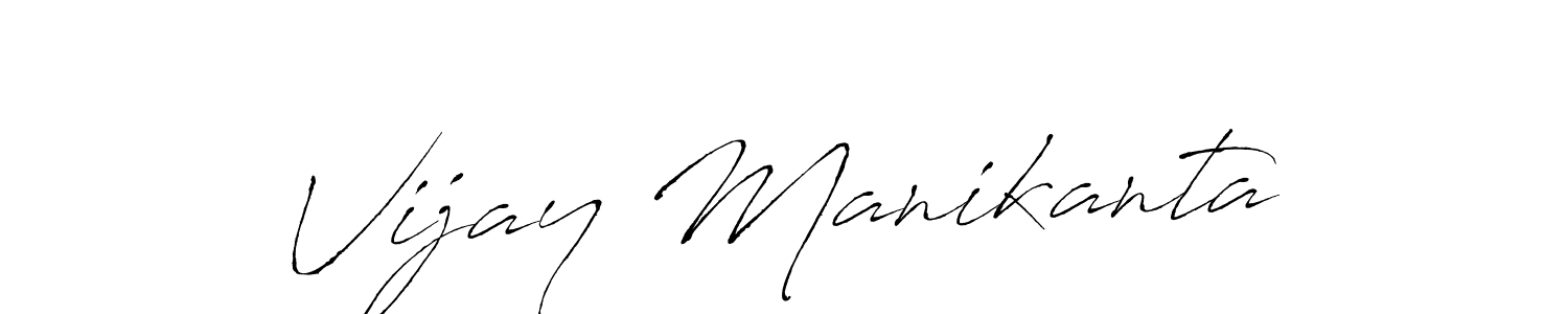 Also You can easily find your signature by using the search form. We will create Vijay Manikanta name handwritten signature images for you free of cost using Antro_Vectra sign style. Vijay Manikanta signature style 6 images and pictures png