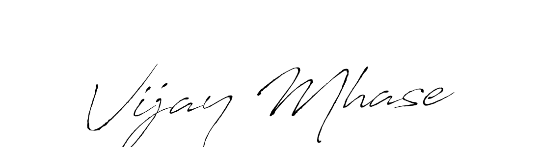 How to make Vijay Mhase name signature. Use Antro_Vectra style for creating short signs online. This is the latest handwritten sign. Vijay Mhase signature style 6 images and pictures png