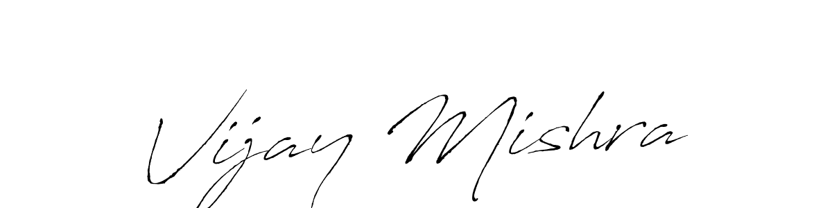 Vijay Mishra stylish signature style. Best Handwritten Sign (Antro_Vectra) for my name. Handwritten Signature Collection Ideas for my name Vijay Mishra. Vijay Mishra signature style 6 images and pictures png