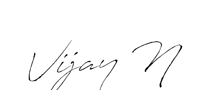 Also You can easily find your signature by using the search form. We will create Vijay N name handwritten signature images for you free of cost using Antro_Vectra sign style. Vijay N signature style 6 images and pictures png