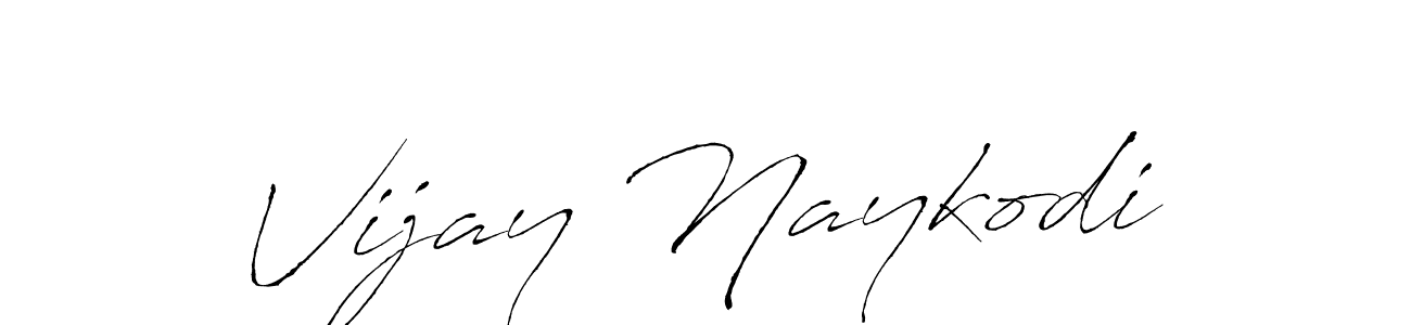 It looks lik you need a new signature style for name Vijay Naykodi. Design unique handwritten (Antro_Vectra) signature with our free signature maker in just a few clicks. Vijay Naykodi signature style 6 images and pictures png