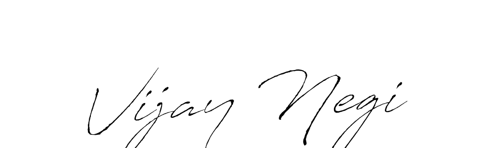 How to make Vijay Negi name signature. Use Antro_Vectra style for creating short signs online. This is the latest handwritten sign. Vijay Negi signature style 6 images and pictures png