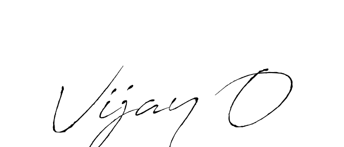 Use a signature maker to create a handwritten signature online. With this signature software, you can design (Antro_Vectra) your own signature for name Vijay O. Vijay O signature style 6 images and pictures png