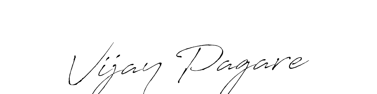 Create a beautiful signature design for name Vijay Pagare. With this signature (Antro_Vectra) fonts, you can make a handwritten signature for free. Vijay Pagare signature style 6 images and pictures png