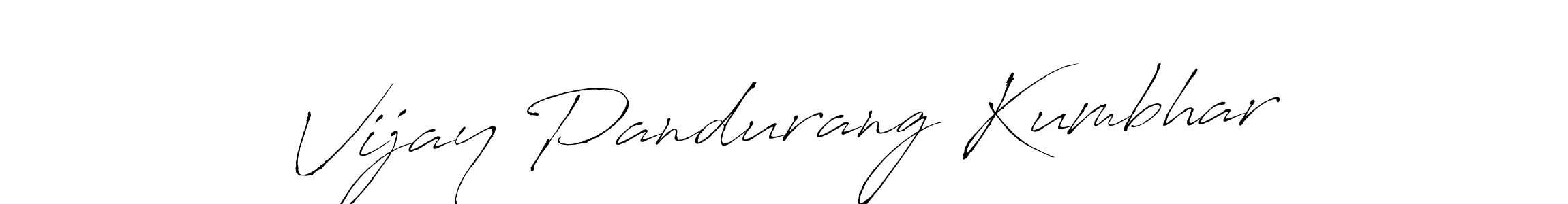 Vijay Pandurang Kumbhar stylish signature style. Best Handwritten Sign (Antro_Vectra) for my name. Handwritten Signature Collection Ideas for my name Vijay Pandurang Kumbhar. Vijay Pandurang Kumbhar signature style 6 images and pictures png