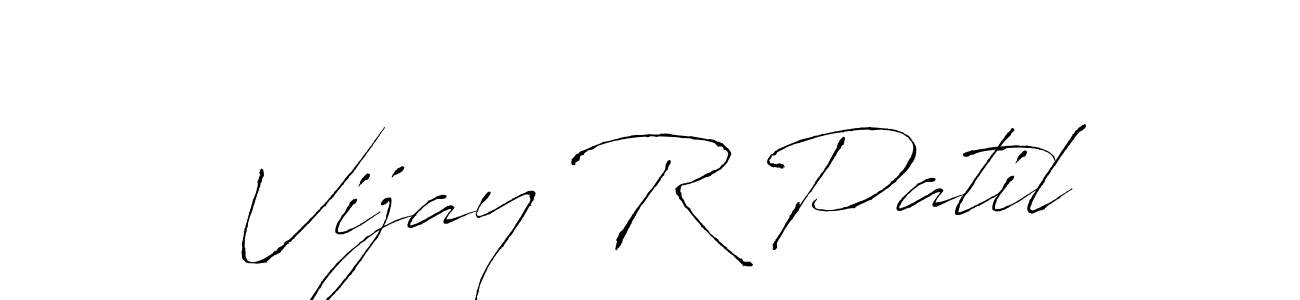 How to make Vijay R Patil signature? Antro_Vectra is a professional autograph style. Create handwritten signature for Vijay R Patil name. Vijay R Patil signature style 6 images and pictures png