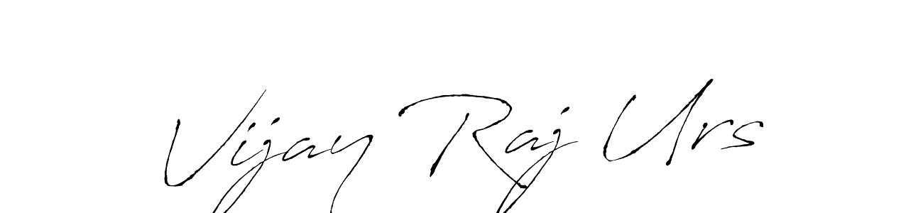 Also we have Vijay Raj Urs name is the best signature style. Create professional handwritten signature collection using Antro_Vectra autograph style. Vijay Raj Urs signature style 6 images and pictures png
