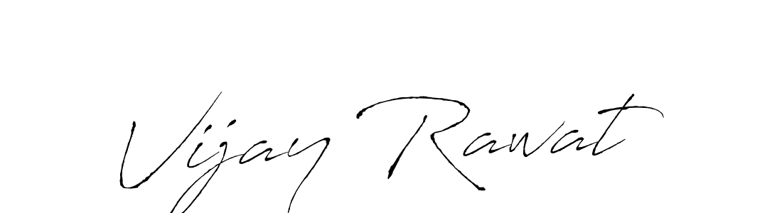 Design your own signature with our free online signature maker. With this signature software, you can create a handwritten (Antro_Vectra) signature for name Vijay Rawat. Vijay Rawat signature style 6 images and pictures png