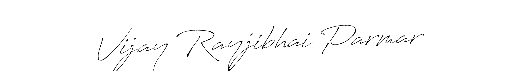 Design your own signature with our free online signature maker. With this signature software, you can create a handwritten (Antro_Vectra) signature for name Vijay Rayjibhai Parmar. Vijay Rayjibhai Parmar signature style 6 images and pictures png