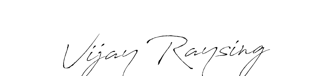 You should practise on your own different ways (Antro_Vectra) to write your name (Vijay Raysing) in signature. don't let someone else do it for you. Vijay Raysing signature style 6 images and pictures png