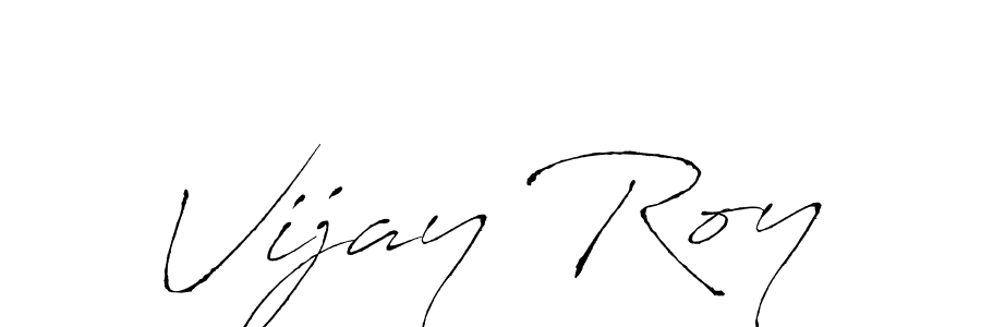 Design your own signature with our free online signature maker. With this signature software, you can create a handwritten (Antro_Vectra) signature for name Vijay Roy. Vijay Roy signature style 6 images and pictures png