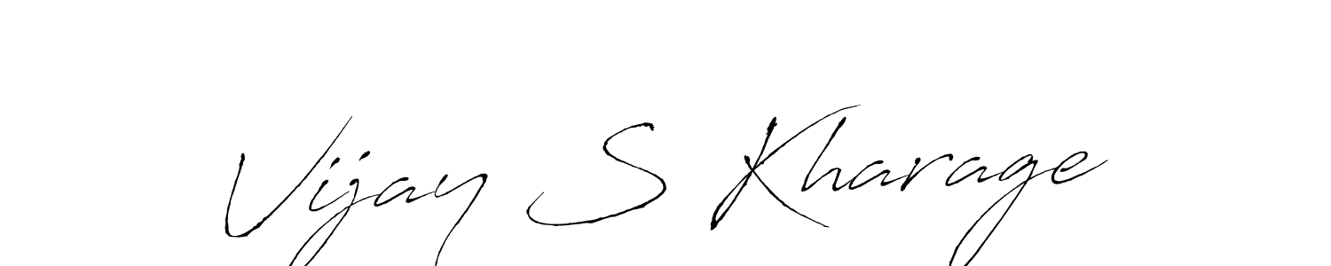 This is the best signature style for the Vijay S Kharage name. Also you like these signature font (Antro_Vectra). Mix name signature. Vijay S Kharage signature style 6 images and pictures png