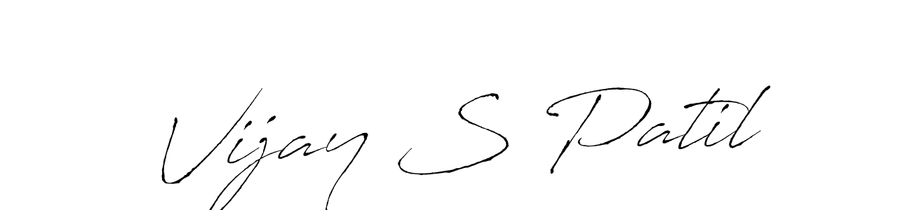 You should practise on your own different ways (Antro_Vectra) to write your name (Vijay S Patil) in signature. don't let someone else do it for you. Vijay S Patil signature style 6 images and pictures png