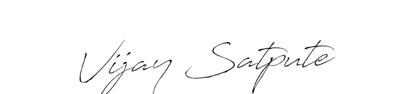 You should practise on your own different ways (Antro_Vectra) to write your name (Vijay Satpute) in signature. don't let someone else do it for you. Vijay Satpute signature style 6 images and pictures png