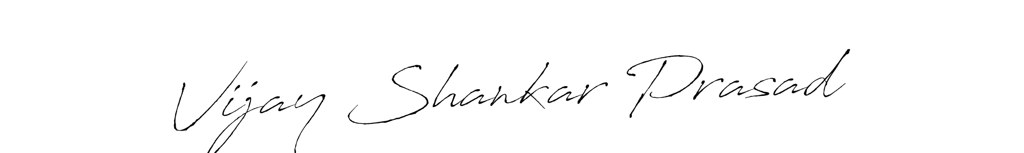 Make a beautiful signature design for name Vijay Shankar Prasad. With this signature (Antro_Vectra) style, you can create a handwritten signature for free. Vijay Shankar Prasad signature style 6 images and pictures png