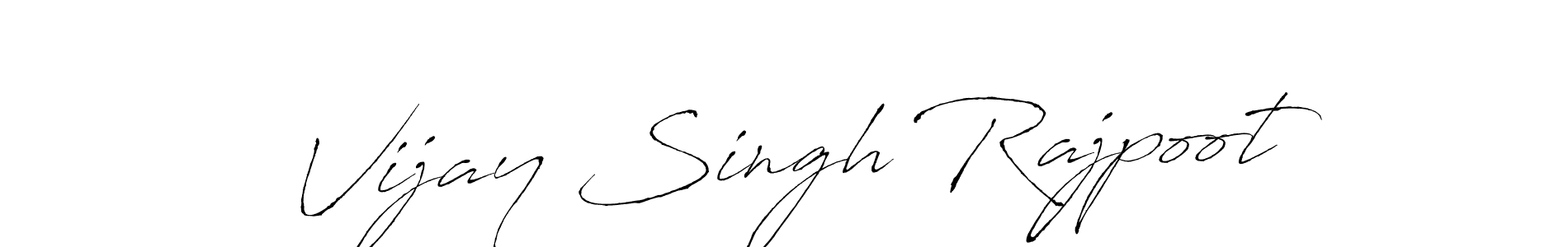 Create a beautiful signature design for name Vijay Singh Rajpoot. With this signature (Antro_Vectra) fonts, you can make a handwritten signature for free. Vijay Singh Rajpoot signature style 6 images and pictures png