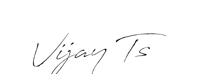 How to make Vijay Ts name signature. Use Antro_Vectra style for creating short signs online. This is the latest handwritten sign. Vijay Ts signature style 6 images and pictures png