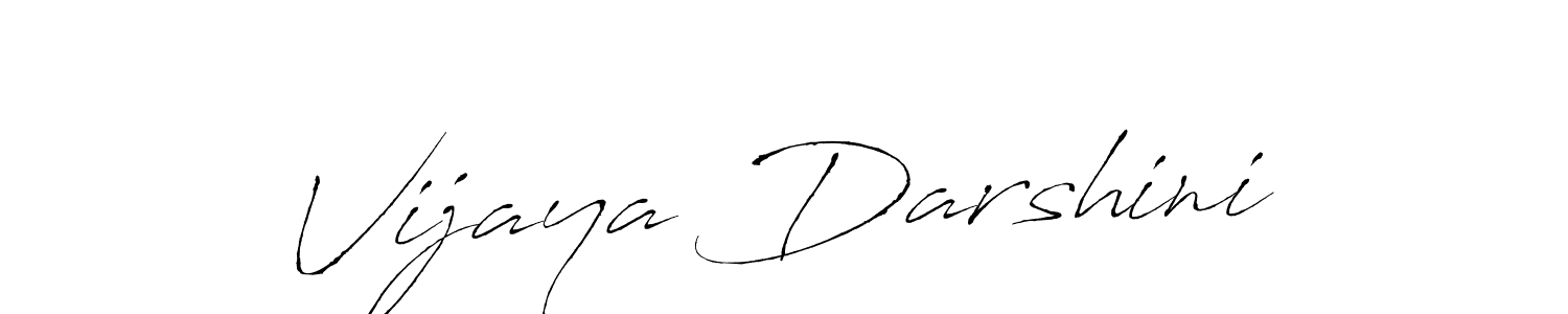 Design your own signature with our free online signature maker. With this signature software, you can create a handwritten (Antro_Vectra) signature for name Vijaya Darshini. Vijaya Darshini signature style 6 images and pictures png